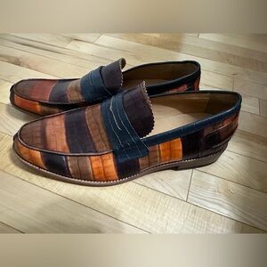 Marc Nolan Men's Calum Badlands Leather Penny Loafers